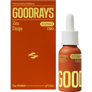 Goodrays CBD Oil, 500mg, High Strength CBD Zen Drops, Natural Sleep Stress and Anxiety Relief, Vegan, Unflavoured, Packaging May Vary Goodrays CBD Oil, 500mg, High Strength CBD Zen Drops, Natural Sleep Stress and Anxiety Relief, Vegan, Unflavoured, Packaging May Vary