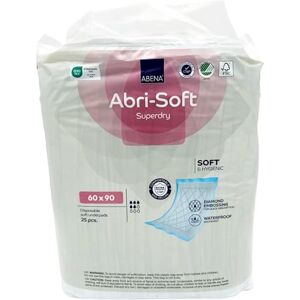 ABENA Abri-Soft Incontinence Bed Pads 60 x 90 cm (Pack of 25), Extra Absorbent Disposable Bed Pads for Adults, Children & Babies Soft and Hygienic Protectors for Mattress, Sofa & Chair ABENA Abri-Soft Incontinence Bed Pads 60 x 90 cm (Pack of 25), Extra Absorbent Disposable Bed Pads for Adults, Children & Babies Soft and Hygienic Protectors for Mattress, Sofa & Chair