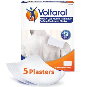 Voltarol One a Day Muscle Pain Relief Medicated Plaster Patches, 5 Pack Voltarol One a Day Muscle Pain Relief Medicated Plaster Patches, 5 Pack