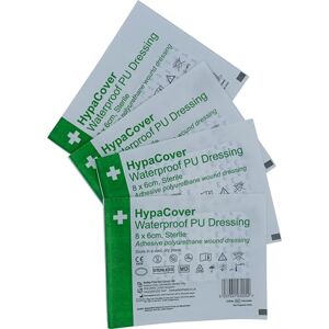 Safety First Aid Group Group HypaCover Waterproof PU Wound Dressing, 6x8cm (Pack of 25) Safety First Aid Group Group HypaCover Waterproof PU Wound Dressing, 6x8cm (Pack of 25)