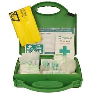 Value Aid Vehicle First Aid Kit, Fully Stocked, Compact & Portable, HSE & DVSA Compliant, Ideal for Cars, Vans & Fleet Vehicles Hard Case Value Aid Vehicle First Aid Kit, Fully Stocked, Compact & Portable, HSE & DVSA Compliant, Ideal for Cars, Vans & Fleet Vehicles Hard Case
