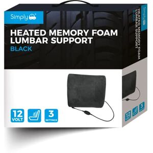 Simply Heated Memory Foam Lumbar Support Simply Heated Memory Foam Lumbar Support