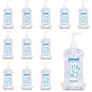 Clinell Hand Sanitiser Gel Dermotologically Tested, Kills 99.99% of Germs, Quick and Kind to Skin, No Stickiness 12 x 500 ml bottle Clinell Hand Sanitiser Gel Dermotologically Tested, Kills 99.99% of Germs, Quick and Kind to Skin, No Stickiness 12 x 500 ml bottle