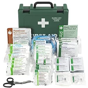 Safety First Aid Group K3170MD Economy Catering Kitchen First Aid Kit, Medium Fully-Stocked 11-20 Persons British Standard Safety First Aid Group K3170MD Economy Catering Kitchen First Aid Kit, Medium Fully-Stocked 11-20 Persons British Standard