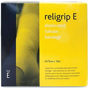 Reliance Medical Religrip REL465 Tubular Bandage, Size E, 8.75cm x 10m Reliance Medical Religrip REL465 Tubular Bandage, Size E, 8.75cm x 10m