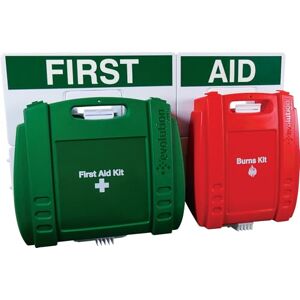 Safety First Aid Group Evolution First Aid & Burns Point, Large, 43 x 65 cm Fully Stocked Safety First Aid Group Evolution First Aid & Burns Point, Large, 43 x 65 cm Fully Stocked