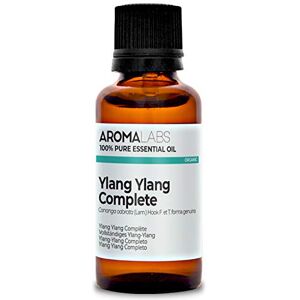 Aroma Labs BIO YLANG YLANG Complete Essential Oil 30mL 100% Pure, Natural, Chemotyped and AB Certified (French Brand) Aroma Labs BIO YLANG YLANG Complete Essential Oil 30mL 100% Pure, Natural, Chemotyped and AB Certified (French Brand)