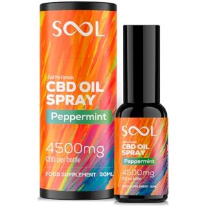 SOOL CBD Oil Spray 4500mg 30ml, Peppermint Flavour High Strength CBD Hemp Oil CBD Spray Broad Spectrum CBD Drops CBD Sleep, Anxiety & Stress Relief Cannabidiol CBD Oil 0thc* cannabidiol Oil SOOL CBD Oil Spray 4500mg 30ml, Peppermint Flavour High Strength CBD Hemp Oil CBD Spray Broad Spectrum CBD Drops CBD Sleep, Anxiety & Stress Relief Cannabidiol CBD Oil 0thc* cannabidiol Oil