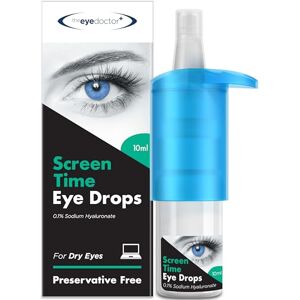 The Eye Doctor Screen Time Eye Drops for Dry Eyes Preservative Free Eyedrops for Dry Eye and Tired Sore Eye Relief – Suitable for Contact Lenses with 0.1% Sodium Hyaluronate The Eye Doctor Screen Time Eye Drops for Dry Eyes Preservative Free Eyedrops for Dry Eye and Tired Sore Eye Relief – Suitable for Contact Lenses with 0.1% Sodium Hyaluronate