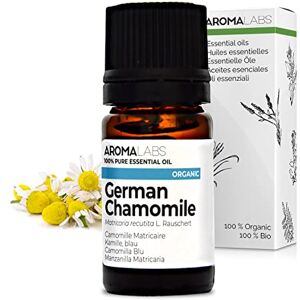 Aroma Labs Bio German Chamomile Essential Oil 5mL 100% Pure, Natural, Chemotyped and AB Certified (French Brand) Aroma Labs Bio German Chamomile Essential Oil 5mL 100% Pure, Natural, Chemotyped and AB Certified (French Brand)