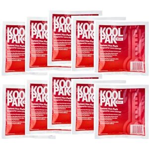 Koolpak Instant Hot Pack Mini 15 x 15cm Pack of 10 Koolpak Instant Hot Pack Mini 15 x 15cm Pack of 10