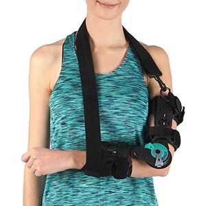 SOLES Hinged Elbow Brace (Left Arm) Support Post Op Injury Recovery, ROM Orthosis Adjustable Range of Motion One Size Fits All Unisex SOLES Hinged Elbow Brace (Left Arm) Support Post Op Injury Recovery, ROM Orthosis Adjustable Range of Motion One Size Fits All Unisex