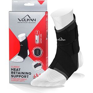 Vulkan Classic Left Ankle Brace, Medium, Ankle Support for Rolled Ankles, Sprains, and Strains, Compression Sleeve for Athletes and Exercising, Stabiliser for Achilles Injuries and Plantar Fasciitis Vulkan Classic Left Ankle Brace, Medium, Ankle Support for Rolled Ankles, Sprains, and Strains, Compression Sleeve for Athletes and Exercising, Stabiliser for Achilles Injuries and Plantar Fasciitis