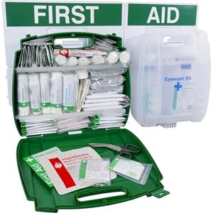 Safety First Aid Group Evolution Eyewash & First Aid Point BS 8599 Compliant, Large Fully Stocked Safety First Aid Group Evolution Eyewash & First Aid Point BS 8599 Compliant, Large Fully Stocked