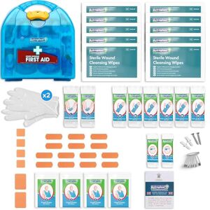 Astroplast Hospital Grade 1-20 Person HSE Compliant First Aid Kit Premium Integrated Carry Handle & Wall Mountable Ideal for Home, Wokplace, Sports Mezzo First Aid Box Astroplast Hospital Grade 1-20 Person HSE Compliant First Aid Kit Premium Integrated Carry Handle & Wall Mountable Ideal for Home, Wokplace, Sports Mezzo First Aid Box