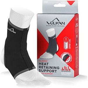 Vulkan Ankle Support, Classic 3004, Large, New Style, Ankle Sleeve, Breathable Compression For Sprains, Strains, Arthritis, Sore Joints, Weak Ankles, Wear During Sports, Exercise, Men and Women Vulkan Ankle Support, Classic 3004, Large, New Style, Ankle Sleeve, Breathable Compression For Sprains, Strains, Arthritis, Sore Joints, Weak Ankles, Wear During Sports, Exercise, Men and Women