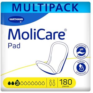 Hartmann Molicare Pad 3 - Waterproof Incontinence Pad, 4 Packs Hartmann Molicare Pad 3 - Waterproof Incontinence Pad, 4 Packs