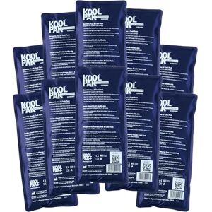 Koolpak Hot and Cold Gel Packs Reusable 12cm x 29cm Microwaveable Heat Pack for Pain Relief Long-Lasting Therapy with Soft Nylon Cover Flexible Design for Stomach, Back, Neck & Legs (Pack of 10) Koolpak Hot and Cold Gel Packs Reusable 12cm x 29cm Microwaveable Heat Pack for Pain Relief Long-Lasting Therapy with Soft Nylon Cover Flexible Design for Stomach, Back, Neck & Legs (Pack of 10)