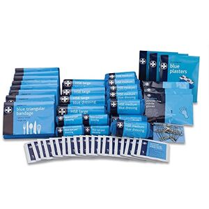 Reliance Medical First Aid Refill Kit Large Catering, for High & Low-Risk Environments, Ideal for Workplace, Home, Travel, Holiday, Includes Dressing Pads, Bandages, Emercengy Essentials, Blue Reliance Medical First Aid Refill Kit Large Catering, for High & Low-Risk Environments, Ideal for Workplace, Home, Travel, Holiday, Includes Dressing Pads, Bandages, Emercengy Essentials, Blue