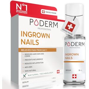 PODERM Emollient for Ingrown Toenail Treatment Swiss-Made Nail Softener for Thick, Curved Nails Relieves Pain, Prevents Infection Lubricates the Nail & Softens Calluses Created by a Podiatrist PODERM Emollient for Ingrown Toenail Treatment Swiss-Made Nail Softener for Thick, Curved Nails Relieves Pain, Prevents Infection Lubricates the Nail & Softens Calluses Created by a Podiatrist
