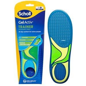 Dr. Scholl's Scholl GelActiv Trainer Insoles for Men, All Day Comfort Running Shoe Insoles, Super Shock Absorption and Springiness with GelWave Technology, UK Size 7-12 Dr. Scholl's Scholl GelActiv Trainer Insoles for Men, All Day Comfort Running Shoe Insoles, Super Shock Absorption and Springiness with GelWave Technology, UK Size 7-12