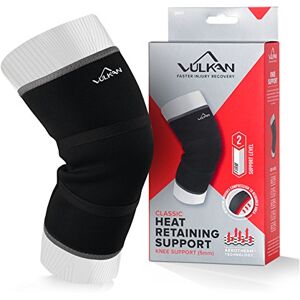 Vulkan Classic Neoprene Knee Support, Provides Light Compression, Comfortable Fit, Provides Therapeutic Benefits, Black, Large, 5mm Vulkan Classic Neoprene Knee Support, Provides Light Compression, Comfortable Fit, Provides Therapeutic Benefits, Black, Large, 5mm