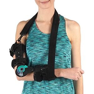 SOLES Hinged Elbow Brace (Right Arm) Support Post Op Injury Recovery, ROM Orthosis Adjustable Range of Motion One Size Fits All Unisex SOLES Hinged Elbow Brace (Right Arm) Support Post Op Injury Recovery, ROM Orthosis Adjustable Range of Motion One Size Fits All Unisex