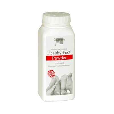 SDMAX Athletes Healthy Foot Powder Medicated Treats And Prevents Anti-FUNGAL 75g, Prone To Excessive Sweating And Odour, Daily Foot Care Regime, Talcum Powder, Controls Sweat (1pcs) SDMAX Athletes Healthy Foot Powder Medicated Treats And Prevents Anti-FUNGAL 75g, Prone To Excessive Sweating And Odour, Daily Foot Care Regime, Talcum Powder, Controls Sweat (1pcs)