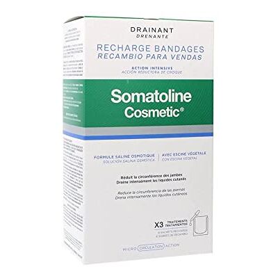 SOMATOLINE Cosmetic Remodeling & Draining Refills Bandages 6 Refills Sachets SOMATOLINE Cosmetic Remodeling & Draining Refills Bandages 6 Refills Sachets