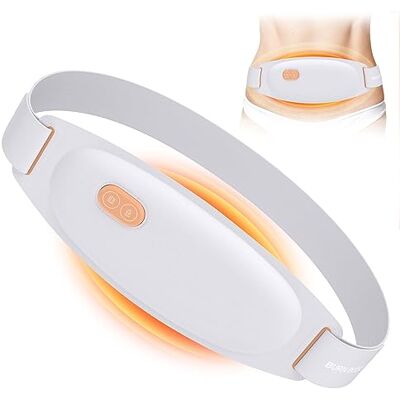 Bubbacare Menstrual Heating Pad for Cramps, Rechargeable Portable Pain Relief Heat Pad, Cordless Electric Heat Belt with 3 Heat Levels and 5 Massage Modes for Women and Girls Bubbacare Menstrual Heating Pad for Cramps, Rechargeable Portable Pain Relief Heat Pad, Cordless Electric Heat Belt with 3 Heat Levels and 5 Massage Modes for Women and Girls