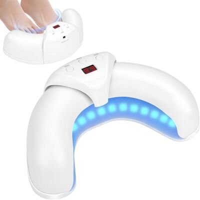 PENYUY Nail Fungus Laser Device, Nail Light with 910nm Infrared Light and 470nm Blue Light, Nail Fungus Treatment for Toenail & Fingernails, Portable Nail Fungus Cleaning Device, Safe & Reliable PENYUY Nail Fungus Laser Device, Nail Light with 910nm Infrared Light and 470nm Blue Light, Nail Fungus Treatment for Toenail & Fingernails, Portable Nail Fungus Cleaning Device, Safe & Reliable