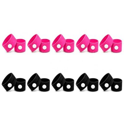 Glamza Anti-Sickness Travel Bands Acupressure Wristbands for Motion Sickness and Nausea Relief (X10 Pairs (x5 Pink x5 Black)) Glamza Anti-Sickness Travel Bands Acupressure Wristbands for Motion Sickness and Nausea Relief (X10 Pairs (x5 Pink x5 Black))