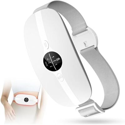 HZD Heat Pad Period Pain Relief,Portable Rechargeable Menstrual USB Heating Pad 3 Heating & Vibration Massage Mode, Back and Stomach Pain Relief Heating Pad Gifts for Women Girls Her (White) HZD Heat Pad Period Pain Relief,Portable Rechargeable Menstrual USB Heating Pad 3 Heating & Vibration Massage Mode, Back and Stomach Pain Relief Heating Pad Gifts for Women Girls Her (White)