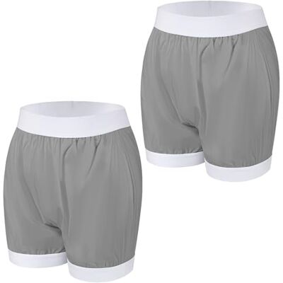 CARER Healthcare Incontinence Pregnancy Carer 2 Pcs Adult Diapers Covers for Incontinence Washable Leakproof Boxer Briefs Reusable Waterproof Incontinence Underwear Unisex Grey XL CARER Healthcare Incontinence Pregnancy Carer 2 Pcs Adult Diapers Covers for Incontinence Washable Leakproof Boxer Briefs Reusable Waterproof Incontinence Underwear Unisex Grey XL