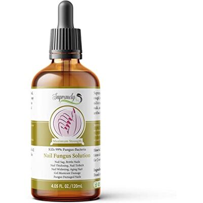 SUPREMELY Extra Strong Nail Fungal Treatment for Toenails Best Nail Care and Repair With Tea Tree, Sweet Almond, & Jojoba Oils (120ML) SUPREMELY Extra Strong Nail Fungal Treatment for Toenails Best Nail Care and Repair With Tea Tree, Sweet Almond, & Jojoba Oils (120ML)