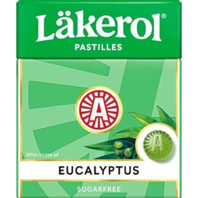 Cloetta Lakerol Eucalyptus Pastilles 10 Boxes of 25g Cloetta Lakerol Eucalyptus Pastilles 10 Boxes of 25g