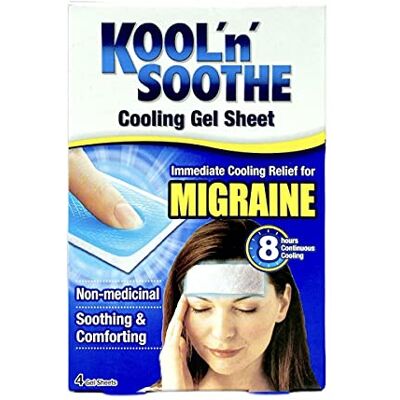 Kool? Kool 'n' Soothe Migraine Cooling Strips 4 Strips (Packaging may vary) PACK OF 3 Kool? Kool 'n' Soothe Migraine Cooling Strips 4 Strips (Packaging may vary) PACK OF 3