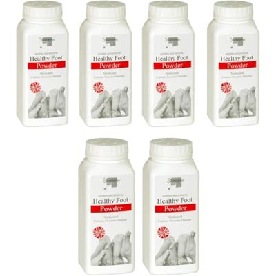 RIZZIIZ Anti-Fungal Foot Powder, Medicated Athlete’s Foot Treatment, Controls Sweat & Odour, Talcum Powder for Daily Foot Care, Keeps Feet Dry & Fresh, 75g (6 PCS) RIZZIIZ Anti-Fungal Foot Powder, Medicated Athlete’s Foot Treatment, Controls Sweat & Odour, Talcum Powder for Daily Foot Care, Keeps Feet Dry & Fresh, 75g (6 PCS)