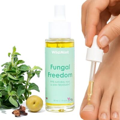 WildMint Fungal Freedom Twin Pack Natural Antifungal Treatment Oil for Toenails & Athlete's Foot 30ml x 2 WildMint Fungal Freedom Twin Pack Natural Antifungal Treatment Oil for Toenails & Athlete's Foot 30ml x 2