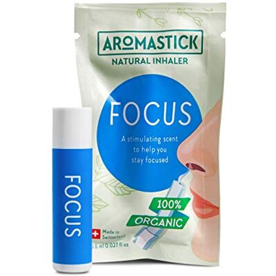 AromaStick Focus Aromatherapy Nasal Inhaler, Essential Oils, 0.8 ml AromaStick Focus Aromatherapy Nasal Inhaler, Essential Oils, 0.8 ml