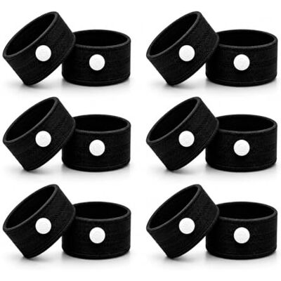 Glamza Anti-Sickness Travel Bands Acupressure Wristbands for Motion Sickness and Nausea Relief (X6 Pairs (Black)) Glamza Anti-Sickness Travel Bands Acupressure Wristbands for Motion Sickness and Nausea Relief (X6 Pairs (Black))