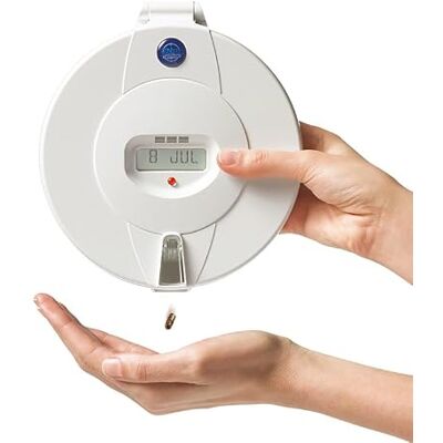 Pivotell ® Advance Automatic Pill Dispenser with 24 Alarms Enhanced Security & Advanced Technology Trusted by the NHS to Help Dementia, Alzheimer's & Elderly Patients to take Their Medication Pivotell ® Advance Automatic Pill Dispenser with 24 Alarms Enhanced Security & Advanced Technology Trusted by the NHS to Help Dementia, Alzheimer's & Elderly Patients to take Their Medication