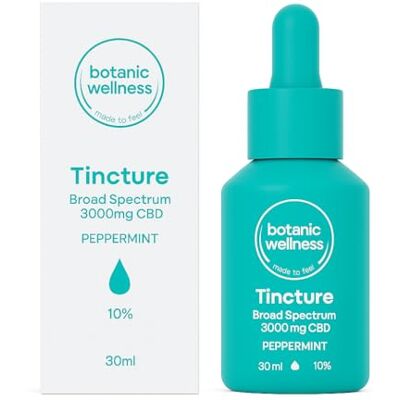 Botanic Wellness 3000mg CBD Oil Tincture, High Strength Vegan Broad-Spectrum with MCT Oil & Peppermint Flavour, UK Lab Tested, Daily Calm & Balance – 30ml Botanic Wellness 3000mg CBD Oil Tincture, High Strength Vegan Broad-Spectrum with MCT Oil & Peppermint Flavour, UK Lab Tested, Daily Calm & Balance – 30ml