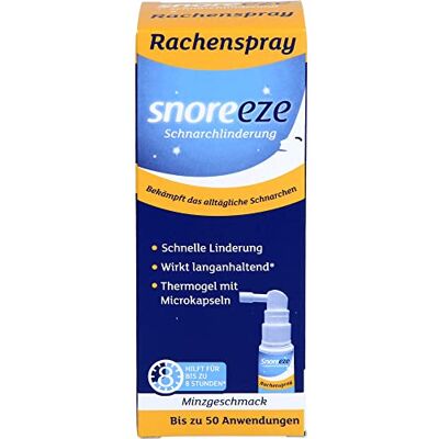 Snoreeze Throat Spray Schnarchlinderung 23.5 ML Spray Snoreeze Throat Spray Schnarchlinderung 23.5 ML Spray