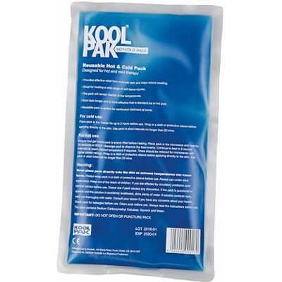 Koolpak 5 x Reusable Hot & Cold Gel Packs – Large 16 × 28 cm Ice Pack for Injuries – Gel Ice Packs for Sports – Hot Cold Reusable Ice Packs for Pain Relief, Swelling & Muscle Recovery Pack Koolpak 5 x Reusable Hot & Cold Gel Packs – Large 16 × 28 cm Ice Pack for Injuries – Gel Ice Packs for Sports – Hot Cold Reusable Ice Packs for Pain Relief, Swelling & Muscle Recovery Pack