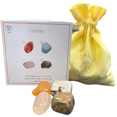 BellaMira Lifestyle Accessories Fertility Crystals UK Designed 4 Stone Premium Selection for Emotional Warmth, Love, Grounding, Purity Comes with Gift Pouch, Wellness Guide & Info Booklet BellaMira Lifestyle Accessories Fertility Crystals UK Designed 4 Stone Premium Selection for Emotional Warmth, Love, Grounding, Purity Comes with Gift Pouch, Wellness Guide & Info Booklet