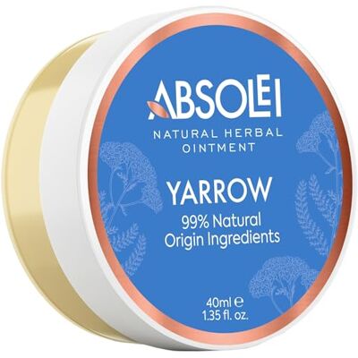 ABSOLEI Hemorrhoids Ointment, Natural White Yarrow Ointment for Burning, Itching and Discomfort, 40 ml (Pack of 1) ABSOLEI Hemorrhoids Ointment, Natural White Yarrow Ointment for Burning, Itching and Discomfort, 40 ml (Pack of 1)