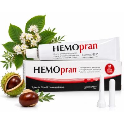 HEMOPRAN Haemorrhoid Relief Cream for Haemorrhoids, Anal Fissures Anti-Itch, Anti-Burning, Anti-Pain, With Applicator, Hormone & Local Anaesthetic Free, Plant-Based Formula HEMOPRAN Haemorrhoid Relief Cream for Haemorrhoids, Anal Fissures Anti-Itch, Anti-Burning, Anti-Pain, With Applicator, Hormone & Local Anaesthetic Free, Plant-Based Formula