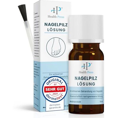 Health Press ® Nail Fungus Solution – 10ml Anti-Nail Fungus Liquid – Nail Fungus Treatment for Feet and Hands – Nail Care Suitable for Diabetics – Effective Treatment for Nail Fungus Health Press ® Nail Fungus Solution – 10ml Anti-Nail Fungus Liquid – Nail Fungus Treatment for Feet and Hands – Nail Care Suitable for Diabetics – Effective Treatment for Nail Fungus