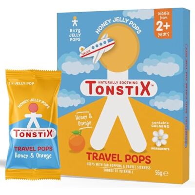 Tonstix Travel Pops for Kids Pack of 8 Natural Travel Sickness Lollipops, Anti Nausea Relief for Car, Plane, Boat & Sea Travel, All Natural Non-Drowsy Alternative to Travel Sickness Tablets & Bands Tonstix Travel Pops for Kids Pack of 8 Natural Travel Sickness Lollipops, Anti Nausea Relief for Car, Plane, Boat & Sea Travel, All Natural Non-Drowsy Alternative to Travel Sickness Tablets & Bands